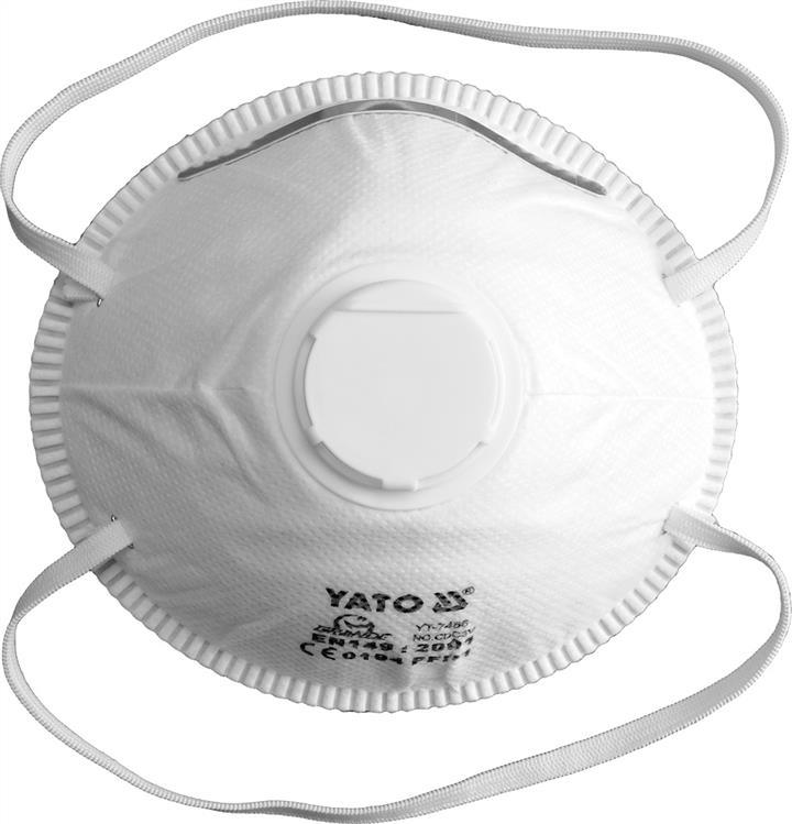 Yato YT-7486 Disposable dust masks with valve cdc3v, 3 pcs YT7486: Buy near me at 2407.PL in Poland at an Affordable price!