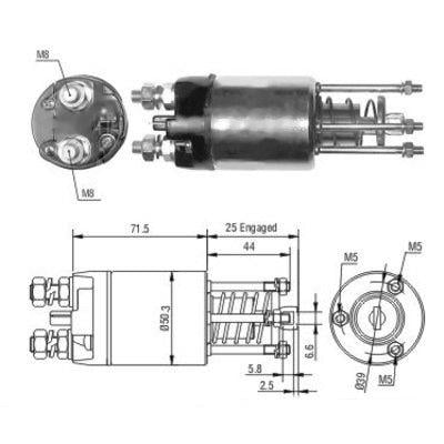 Meat&Doria 46188 Solenoid switch, starter 46188: Buy near me in Poland at 2407.PL - Good price!