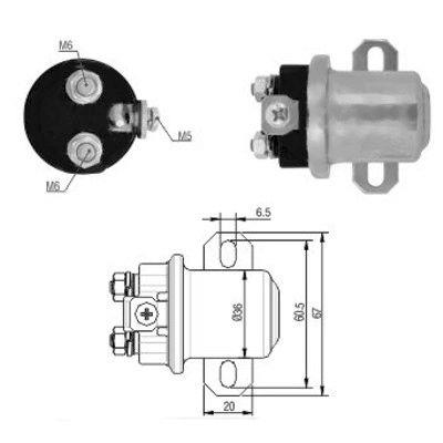 Meat&Doria 46184 Solenoid Switch, starter 46184: Buy near me in Poland at 2407.PL - Good price!