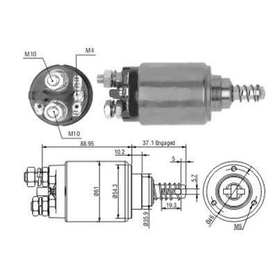 Meat&Doria 46192 Solenoid switch, starter 46192: Buy near me in Poland at 2407.PL - Good price!
