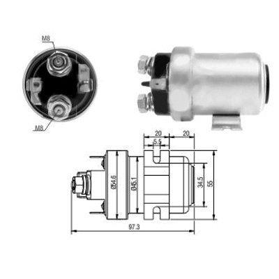 Meat&Doria 46183 Solenoid Switch, starter 46183: Buy near me in Poland at 2407.PL - Good price!