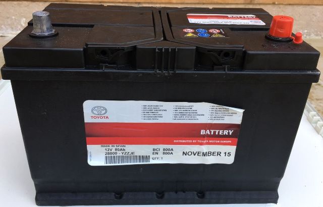 Toyota 2880026904 Battery Toyota 12V 80AH 800A(EN) L+ 2880026904: Buy near me in Poland at 2407.PL - Good price!