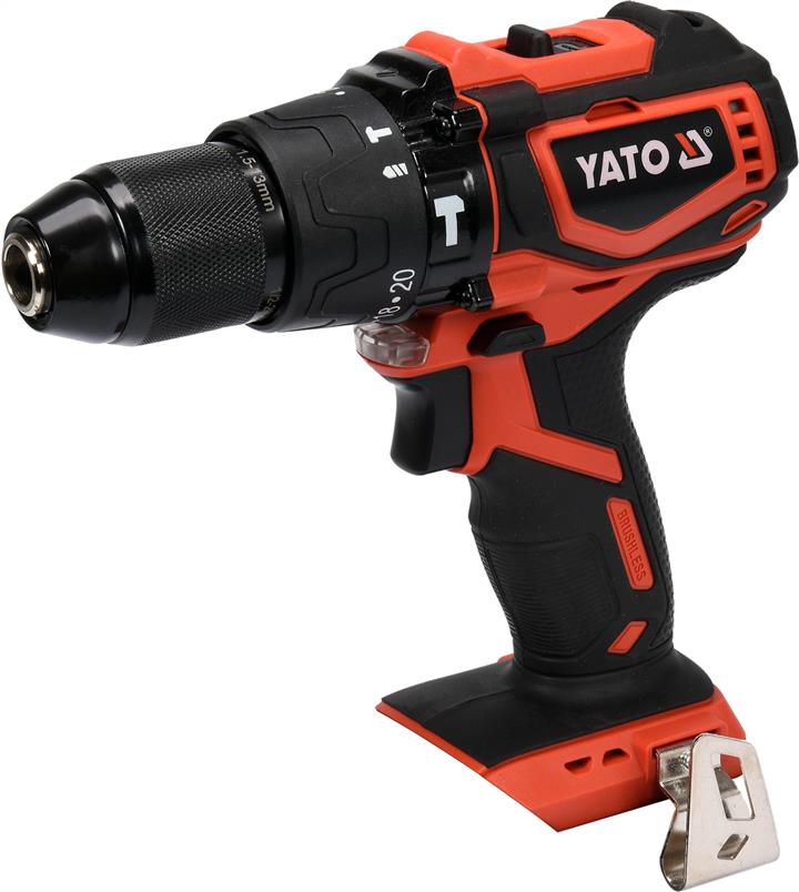 Yato YT-82797 Screwdriver - brushless drill, impact: 18 V. Li-Ion, 42 Nm, chuck diameter up to 13 mm YT82797: Buy near me in Poland at 2407.PL - Good price!