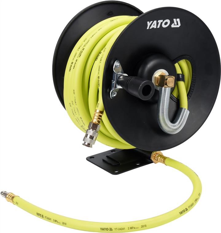 Yato YT-24241 Pneumatic hose on reel 9.5x10 mm 15 m YT24241: Buy near me in Poland at 2407.PL - Good price!