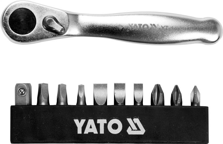 Yato YT-14390 Набор отверточных насадок с трещоткой 1/4" 25 мм YT14390: Отличная цена - Купить в Польше на 2407.PL!