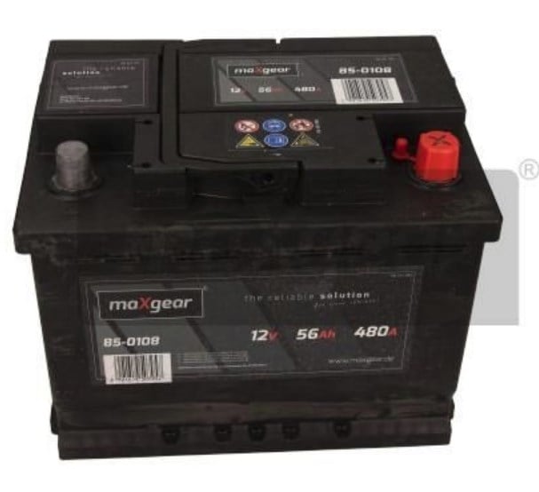 Maxgear 556 400 048 Battery Maxgear 12V 56AH 480A(EN) R+ 556400048: Buy near me in Poland at 2407.PL - Good price!
