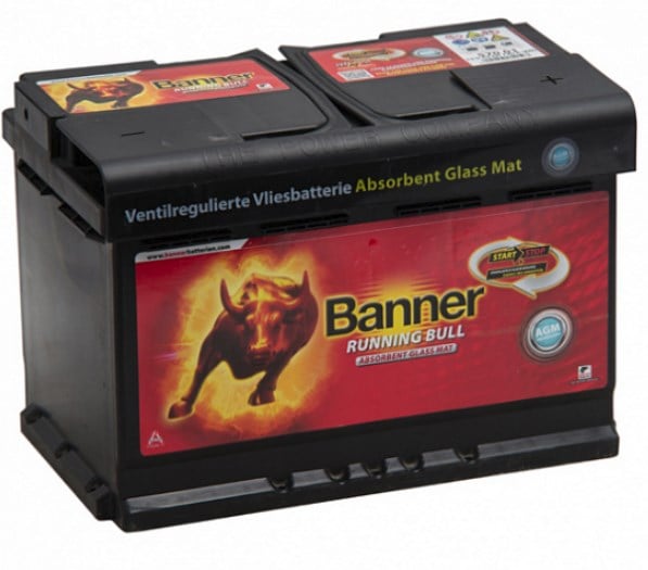 Battery Banner Running Bull AGM 12V 70Ah 720A(EN) R+ - 57001 Banner -   Store
