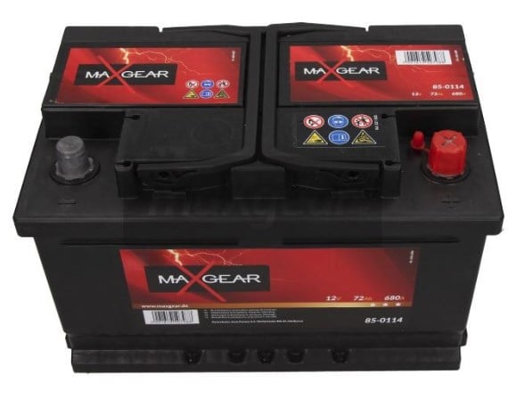Maxgear 85-0114 Akumulator Maxgear 12V 72AH 680A(EN) R+ 850114: Dobra cena w Polsce na 2407.PL - Kup Teraz!