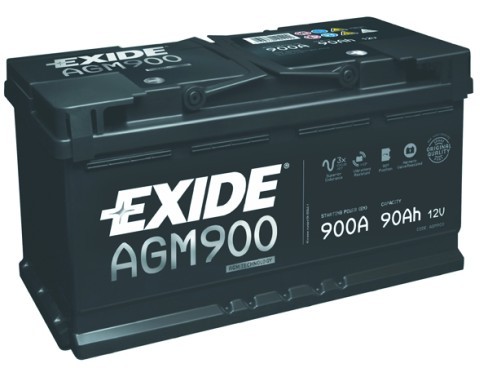 Exide AGM900 Аккумулятор Exide 12В 90Ач 900А(EN) R+ AGM900: Отличная цена - Купить в Польше на 2407.PL!