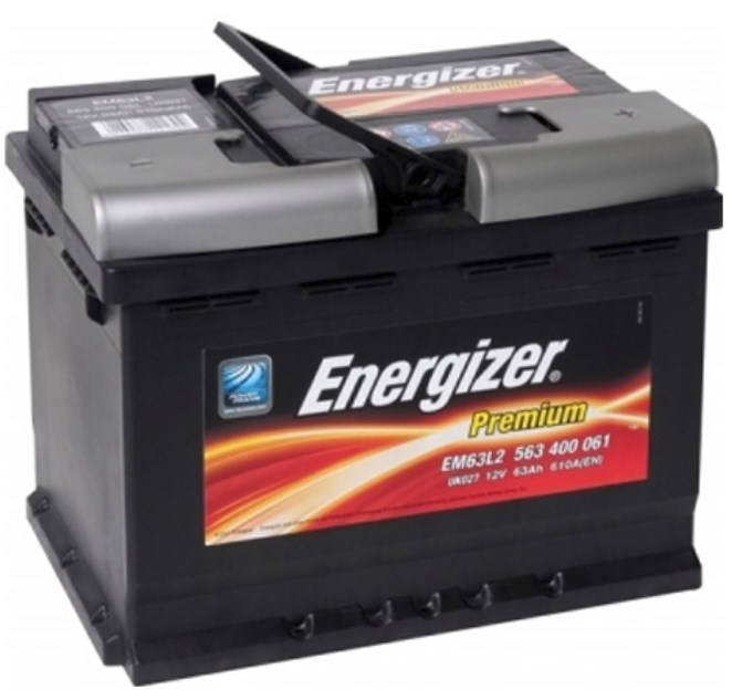 Energizer 563400061 Battery Energizer Premium 12V 63AH 610A(EN) R+ 563400061: Buy near me in Poland at 2407.PL - Good price!