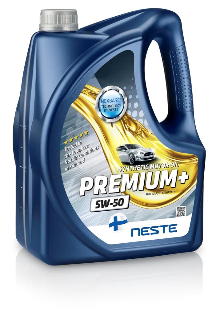 Neste 116645 Моторное масло Neste Premium+ 5W-50, 4л 116645: Отличная цена - Купить в Польше на 2407.PL!