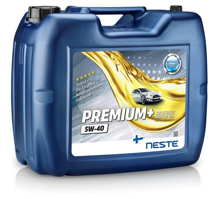 Neste 116520 Engine oil Neste Premium+ 5W-40, 20L 116520: Buy near me in Poland at 2407.PL - Good price!