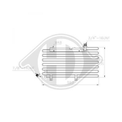 Diederichs DCC1028 Радиатор кондиционера (Конденсатор) DCC1028: Отличная цена - Купить в Польше на 2407.PL!