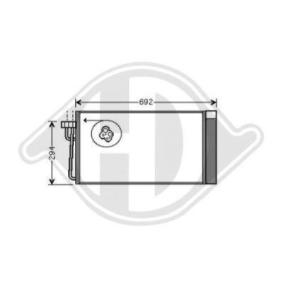 Diederichs DCC1566 Радіатор кондиціонера (Конденсатор) DCC1566: Приваблива ціна - Купити у Польщі на 2407.PL!