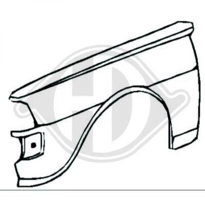 Diederichs 5620006 Front fender right 5620006: Buy near me in Poland at 2407.PL - Good price!
