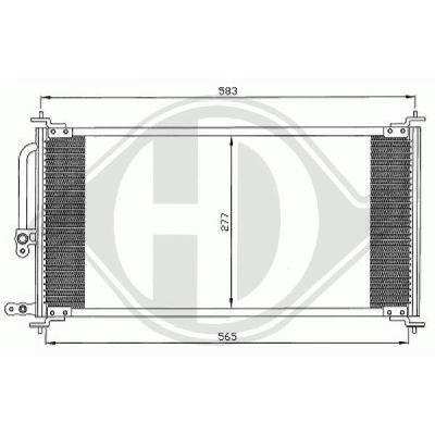 Diederichs DCC1197 Радіатор кондиціонера (Конденсатор) DCC1197: Приваблива ціна - Купити у Польщі на 2407.PL!