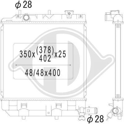 Diederichs DCM2259 Радиатор охлаждения двигателя DCM2259: Купить в Польше - Отличная цена на 2407.PL!