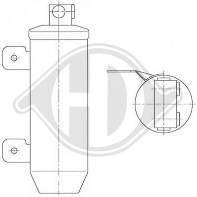 Diederichs DCT1166 Dryer, air conditioner DCT1166: Buy near me in Poland at 2407.PL - Good price!