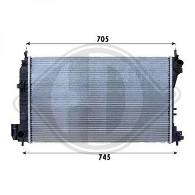 Diederichs DCM2652 Радиатор охлаждения двигателя DCM2652: Отличная цена - Купить в Польше на 2407.PL!