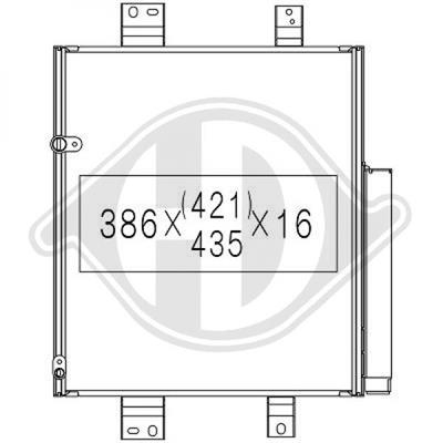 Diederichs DCM1603 Radiator, engine cooling DCM1603: Buy near me in Poland at 2407.PL - Good price!