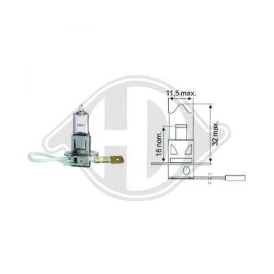 Diederichs LID10015 Halogen lamp 12V H3 55W LID10015: Buy near me at 2407.PL in Poland at an Affordable price!