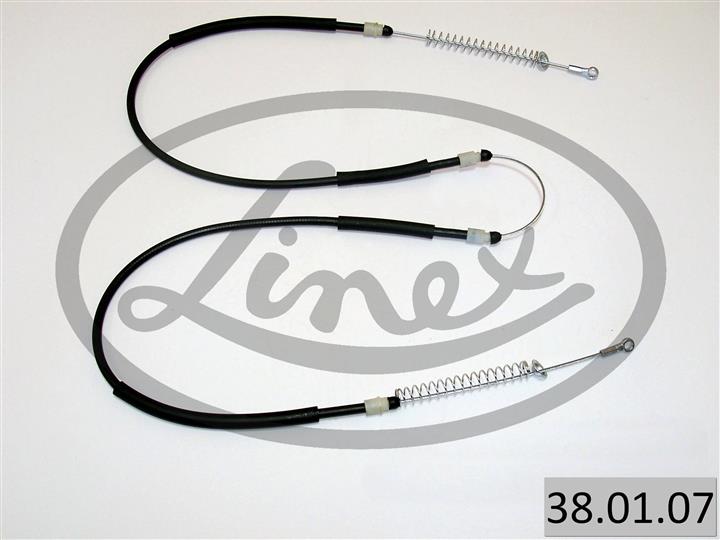 Linex 38.01.07 Cable Pull, parking brake 380107: Buy near me in Poland at 2407.PL - Good price!