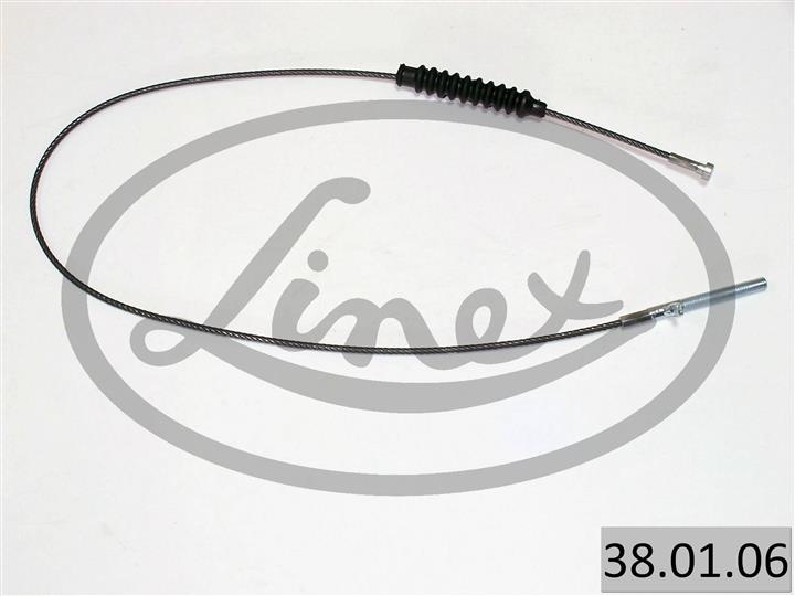 Linex 38.01.06 Трос стояночного тормоза передний 380106: Отличная цена - Купить в Польше на 2407.PL!
