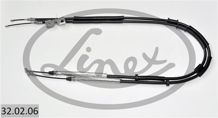 Linex 32.02.06 Cable Pull, parking brake 320206: Buy near me in Poland at 2407.PL - Good price!