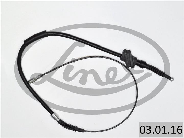 Linex 03.01.16 Cable Pull, parking brake 030116: Buy near me in Poland at 2407.PL - Good price!