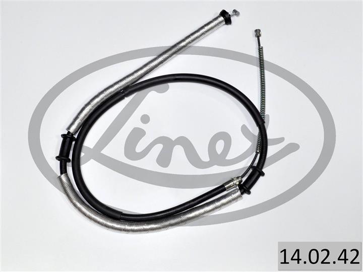 Linex 14.02.42 Cable Pull, parking brake 140242: Buy near me in Poland at 2407.PL - Good price!
