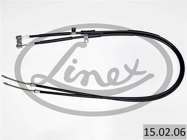 Linex 15.02.06 Cable Pull, parking brake 150206: Buy near me in Poland at 2407.PL - Good price!