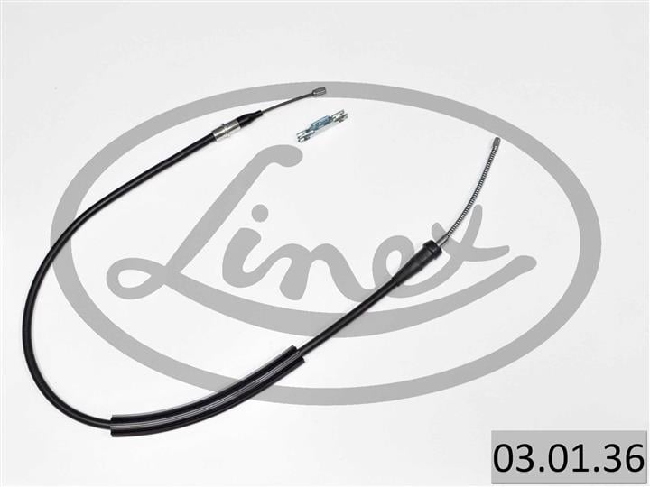 Linex 03.01.36 Cable Pull, parking brake 030136: Buy near me in Poland at 2407.PL - Good price!