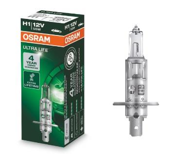 Osram 64150ULT Halogenlampe Osram Ultra Life 12V H1 55W 64150ULT: Kaufen Sie zu einem guten Preis in Polen bei 2407.PL!