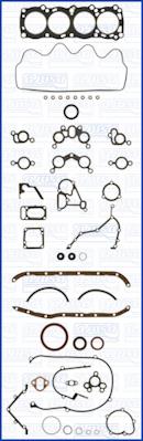 Full Gasket Set, engine Ajusa 50129100