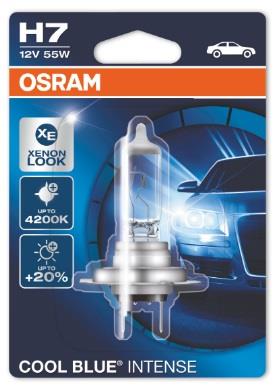 Osram 64210CBI-01B Лампа галогенная Osram Cool Blue Intense 12В H7 55Вт 64210CBI01B: Отличная цена - Купить в Польше на 2407.PL!