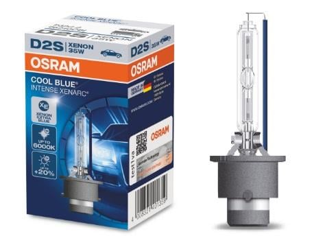 Osram 66240CBI Лампа ксенонова Osram Xenarc Cool Blue Intense +20% D2S 85V 35W 6000K 66240CBI: Купити у Польщі - Добра ціна на 2407.PL!
