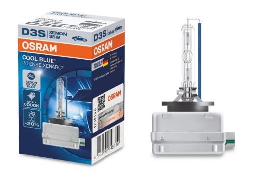 Osram 66340CBI Xenon lamp Osram Xenarc Cool Blue Intense +20% D3S 42V 35W 6000K 66340CBI: Buy near me in Poland at 2407.PL - Good price!