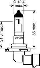 Лампа галогенная Osram Original 12В HB4 51Вт Osram 9006