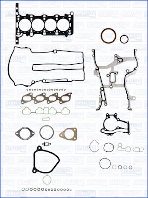 Ajusa 50398200 Full Gasket Set, engine 50398200: Buy near me at 2407.PL in Poland at an Affordable price!