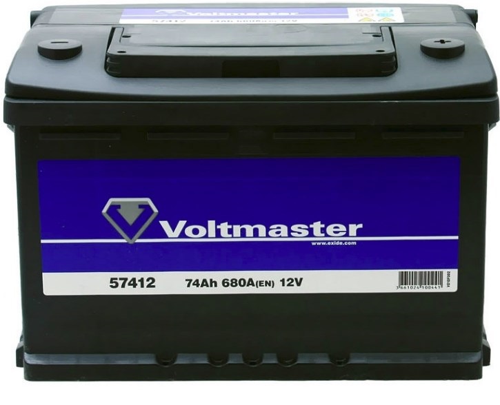 Voltmaster 57412 Аккумулятор Voltmaster 12В 74Ач 680А(EN) R+ 57412: Отличная цена - Купить в Польше на 2407.PL!