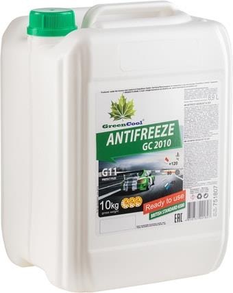 GreenCool 751807 Coolant G11, green, -40°C, 10 L 751807: Buy near me at 2407.PL in Poland at an Affordable price!