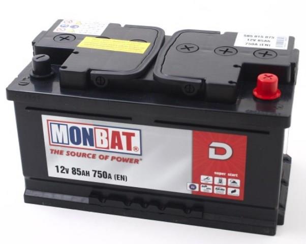 Monbat 585015075 Battery Monbat Dynamic 12V 85AH 750A(EN) R+ 585015075: Buy near me at 2407.PL in Poland at an Affordable price!