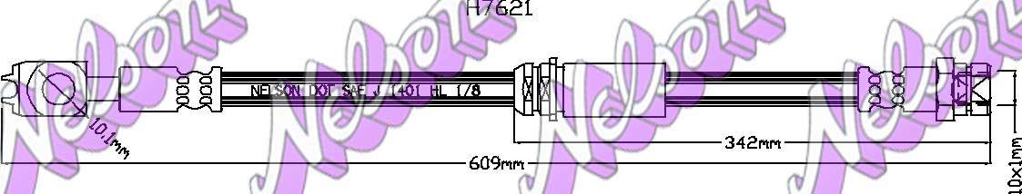 Brovex-Nelson H7621 Тормозной шланг H7621: Отличная цена - Купить в Польше на 2407.PL!
