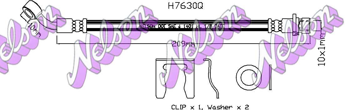 Brovex-Nelson H7630Q Bremsschlauch H7630Q: Kaufen Sie zu einem guten Preis in Polen bei 2407.PL!