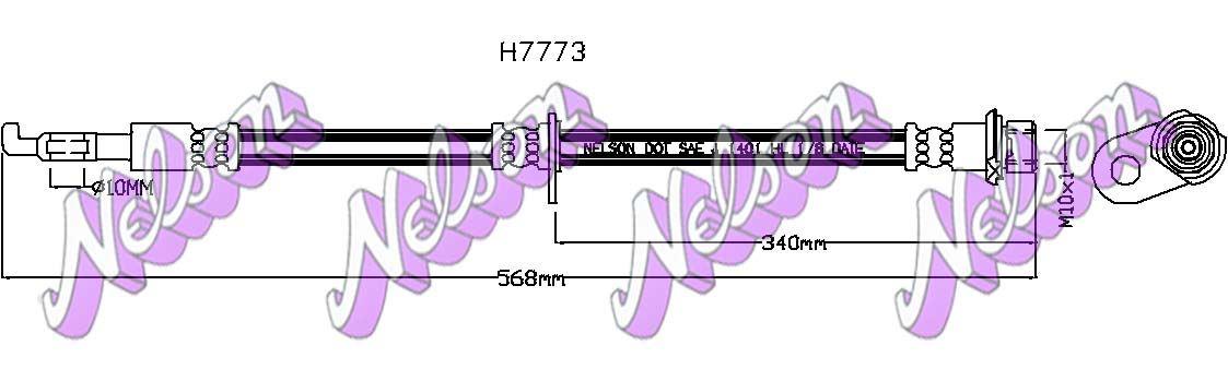 Brovex-Nelson H7773 Przewód hamulcowy elastyczny H7773: Dobra cena w Polsce na 2407.PL - Kup Teraz!