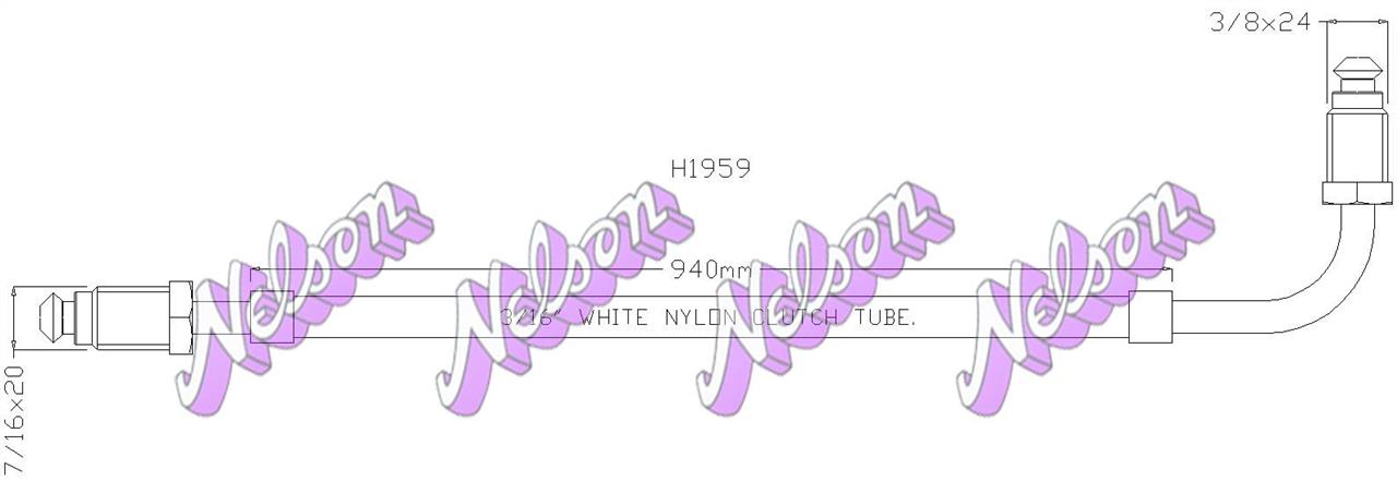 Brovex-Nelson H1959 Przewód giętki sprzęgła H1959: Dobra cena w Polsce na 2407.PL - Kup Teraz!