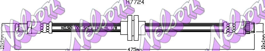 Brovex-Nelson H7724 Brake Hose H7724: Buy near me in Poland at 2407.PL - Good price!