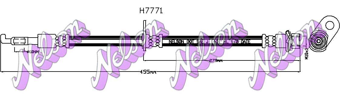 Brovex-Nelson H7771 Brake Hose H7771: Buy near me in Poland at 2407.PL - Good price!