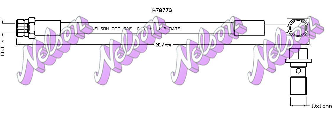 Brovex-Nelson H7877Q Brake Hose H7877Q: Buy near me in Poland at 2407.PL - Good price!