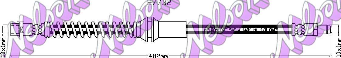 Brovex-Nelson H7732 Przewód hamulcowy elastyczny H7732: Dobra cena w Polsce na 2407.PL - Kup Teraz!